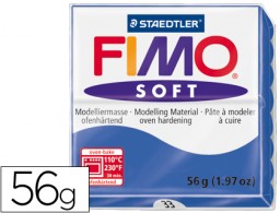 57g. pasta Staedtler Fimo Soft color azul brillante